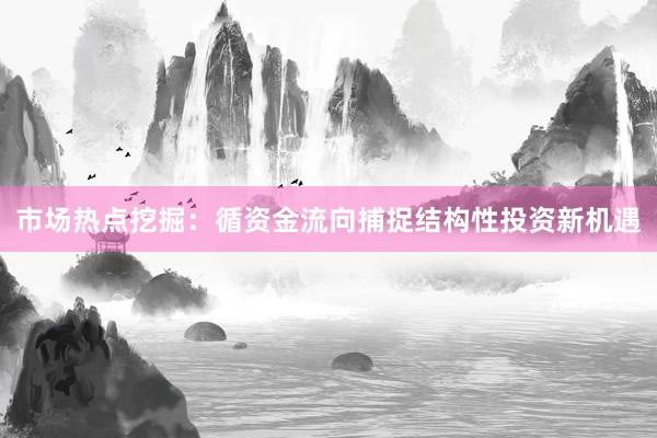 市场热点挖掘：循资金流向捕捉结构性投资新机遇