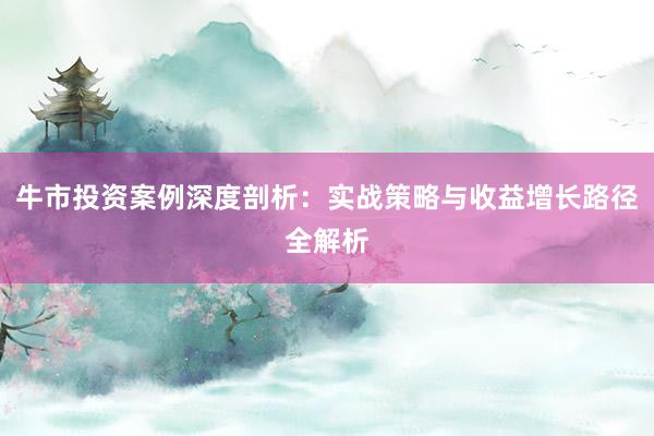 牛市投资案例深度剖析：实战策略与收益增长路径全解析